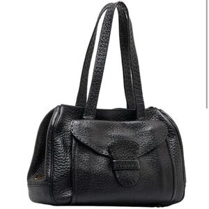 PRADA Cervo Leather Two Way Bag - EUC